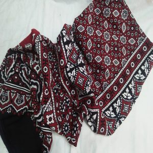 Sindhi Ajrak Pure Cotton for Women Multi Colour