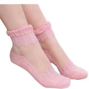Socks For Girls/Women Ultra thin Transparent (Pack of 01)
